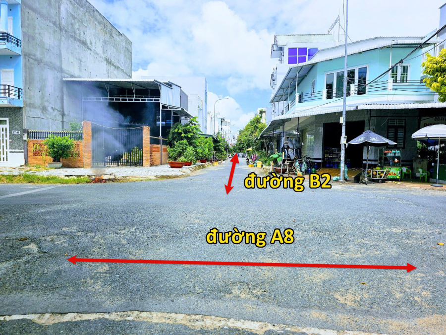 Nền góc A8 - B2 KDC Hưng Phú