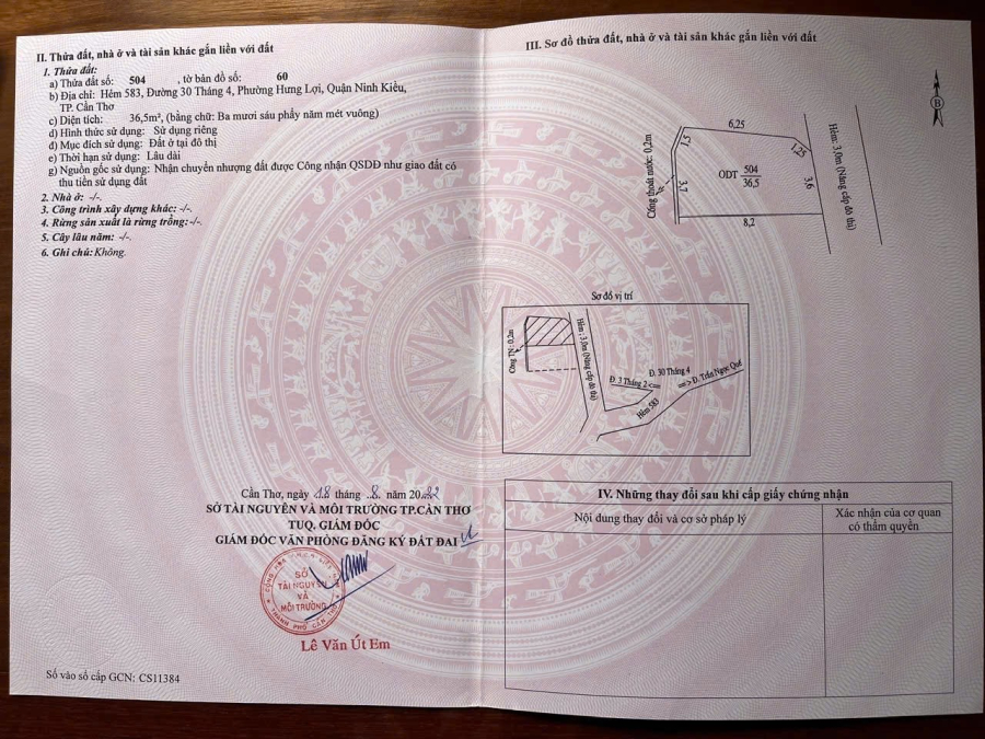 Nhà hẻm 583 đường 30 tháng 4 