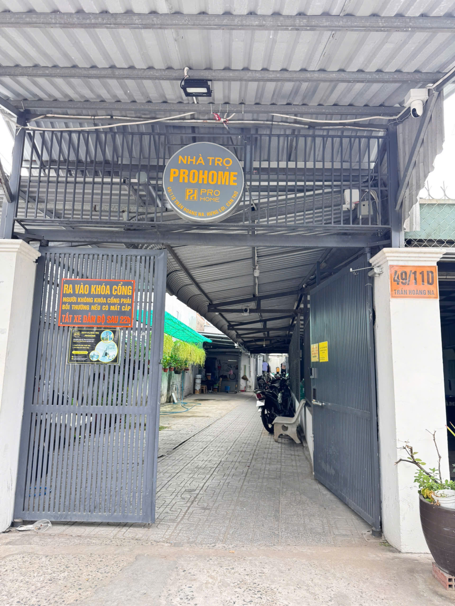 Nhà trọ mặt tiền hẻm 49 Trần Hoàng Na có máy lạnh 2tr3